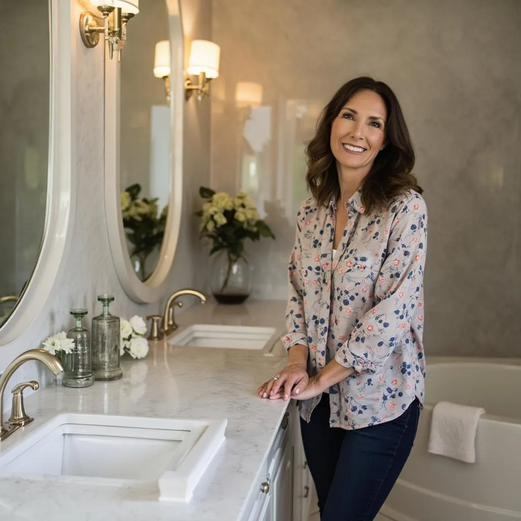 Catalina Herrera diseñadora interior encimeras baño